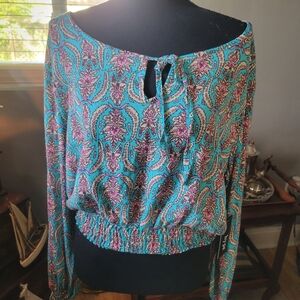 Floral Paisley  Top
